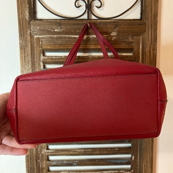 COACH MINI CITY ZIP TOTE PURSE F22967 Red - Picture 9 of 10